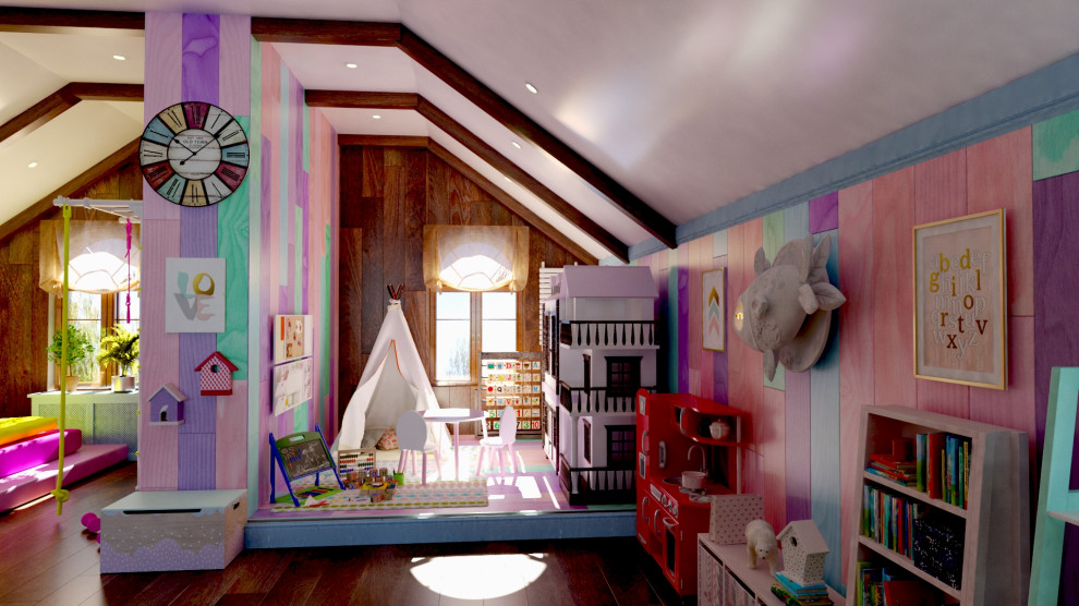 Дизайн проект мансарды