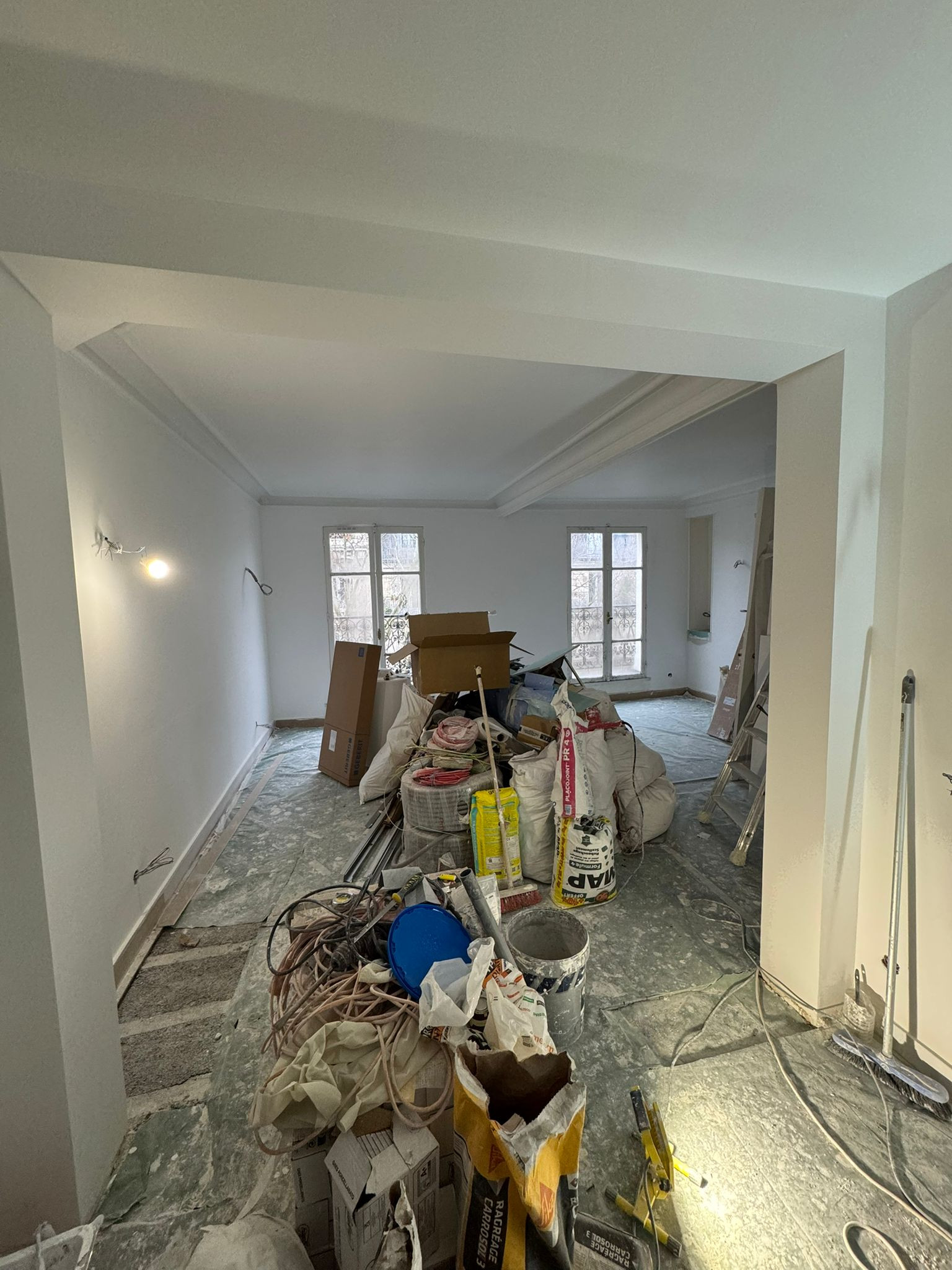 Projet Buttes Chaumont, rénovation d'un appartement de 60m2