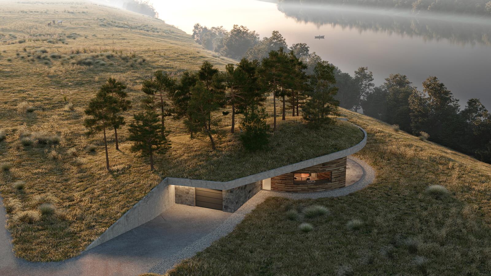 Жилой дом на берегу