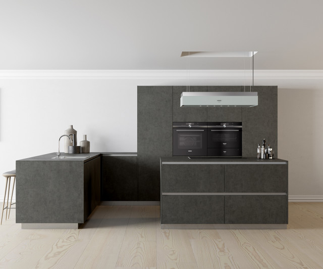 Space-saving  Kitchen - Studio Line contemporary-kitchen