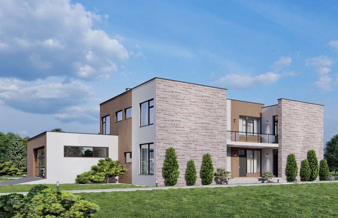 Rg1569 - Двухэтажный дом со спортзалом, кабинетом и бильярдной