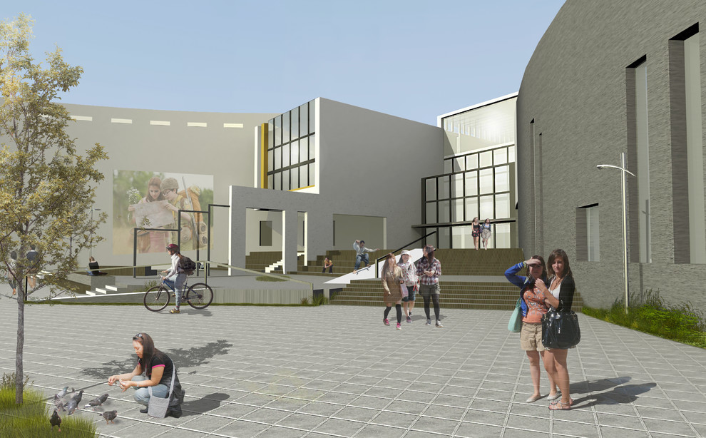 Школа для района "Евроград". Анастасия Ковалёва. Дипломный проект бакалавра.