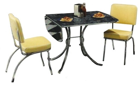 The Honeymooner's 50's Drop Leaf Dining Table Set