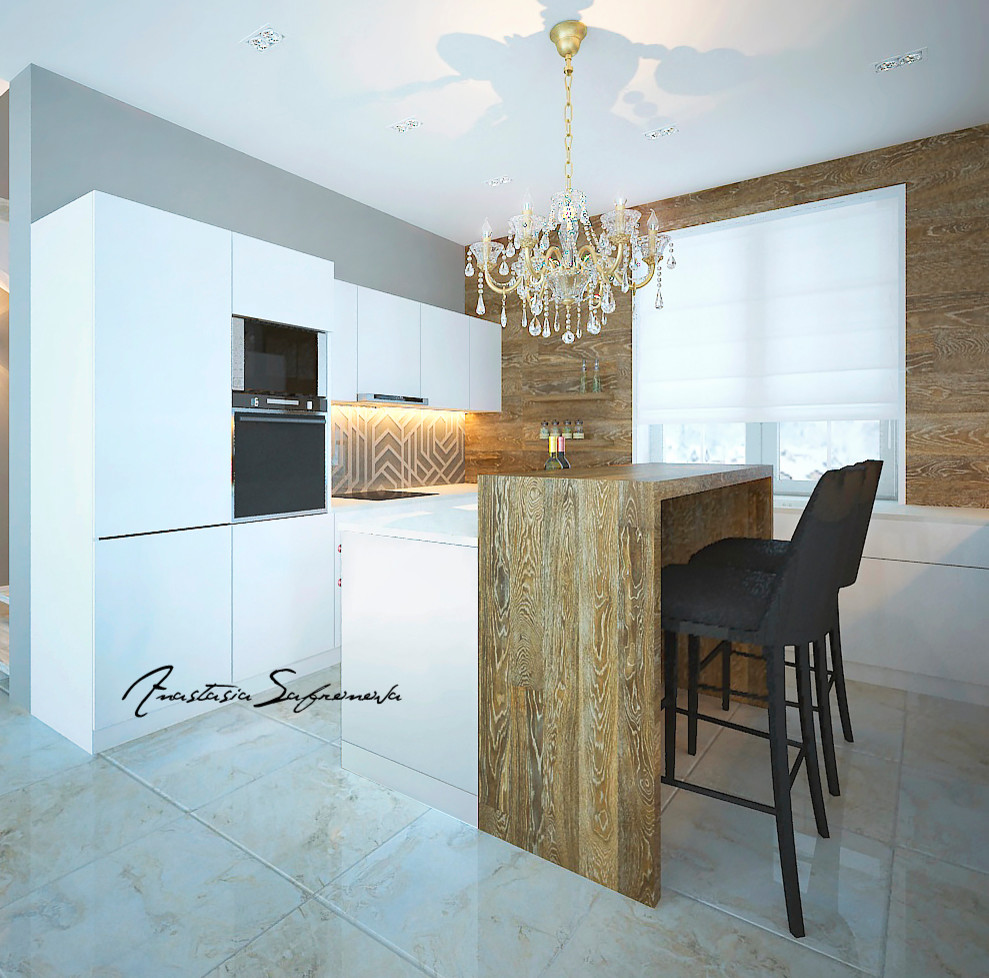 Дизайн интерьера первого этажа дома под Чебаркулем