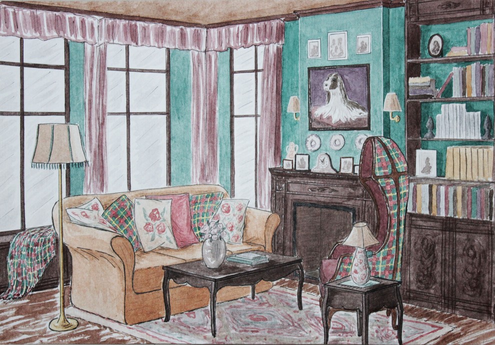 Эскизы разных стилей