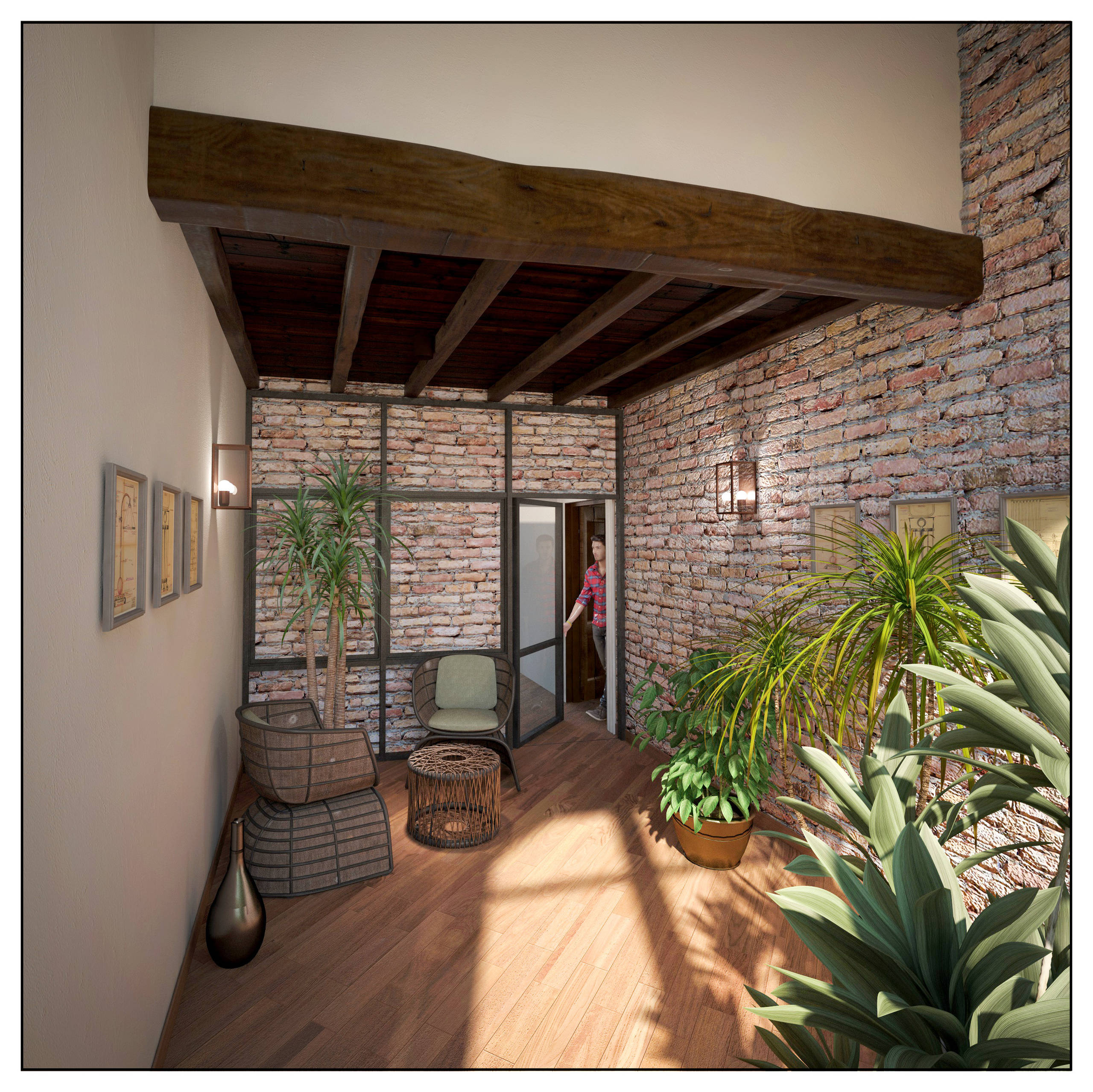 Rustico GM render di progetto