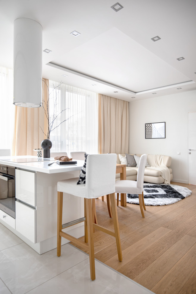 Квартира 86м2 | WHITE NATURE | Современный скандинавский стиль