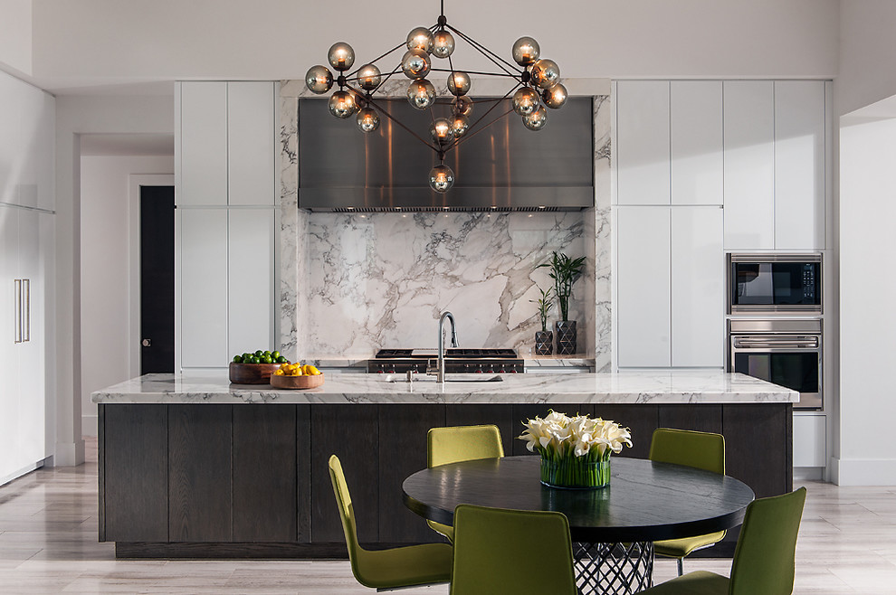Example of a trendy kitchen design in Phoenix