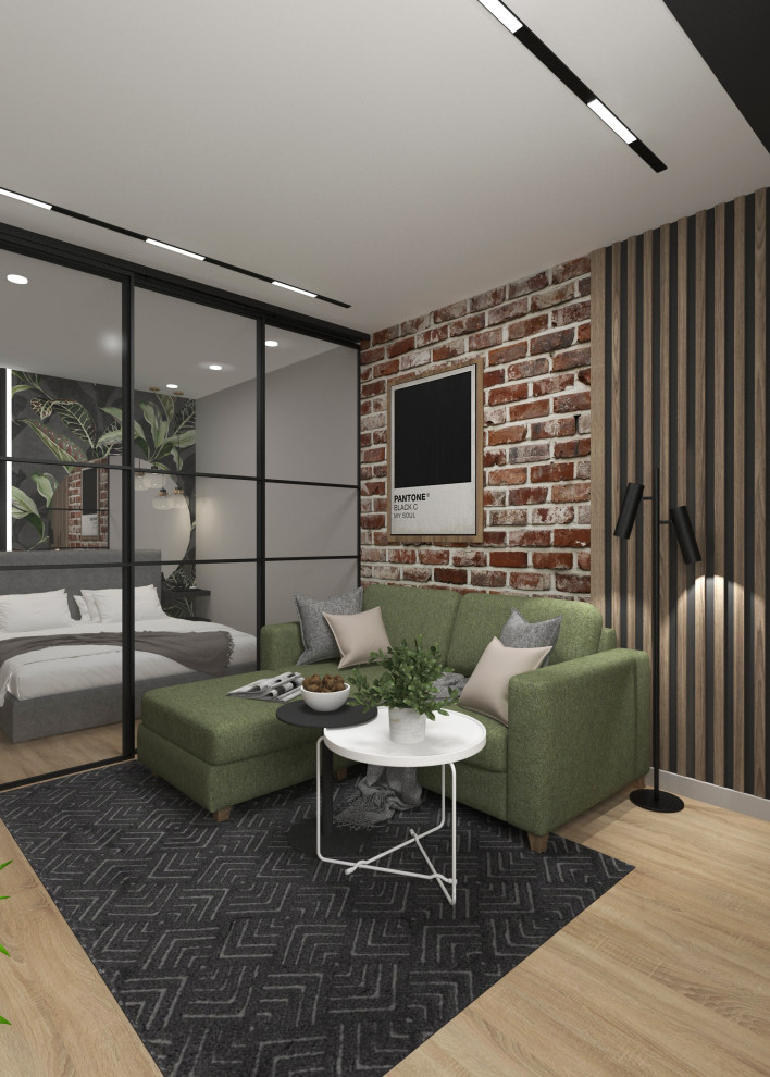 Проект однокомнатной квартиры ЖК Аврора