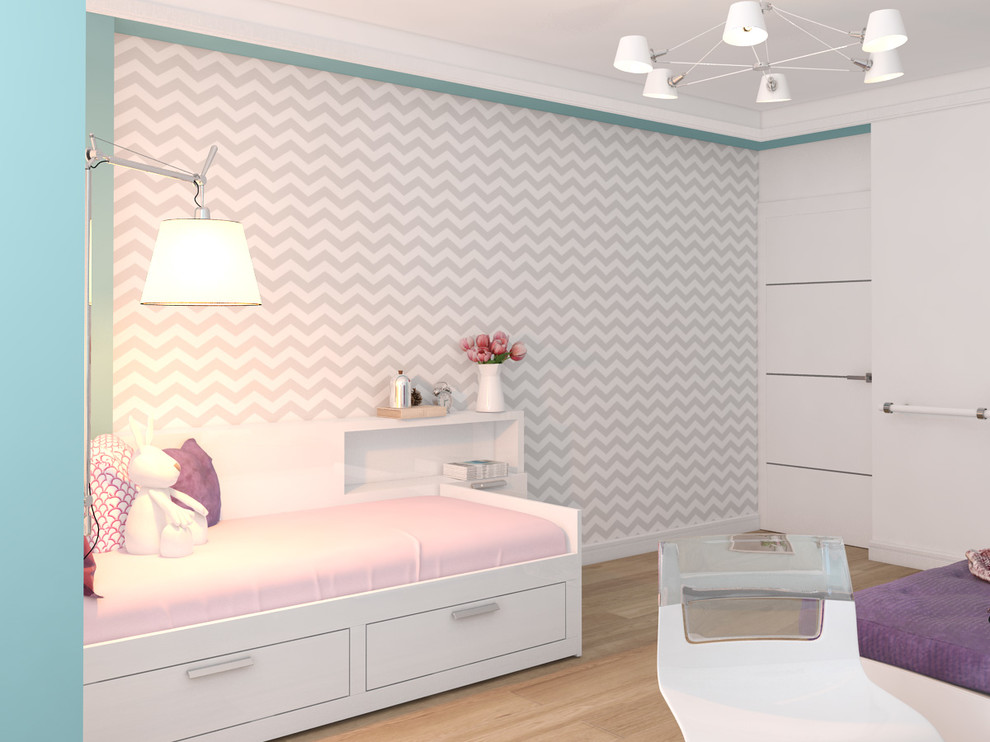 Дизайн-проект детской для девочки