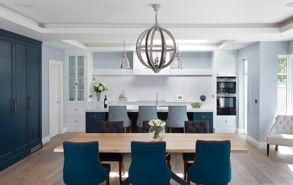 Dining room - transitional dining room idea in Dublin