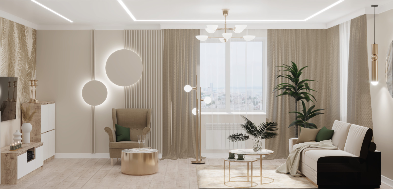 Дизайн гостиной