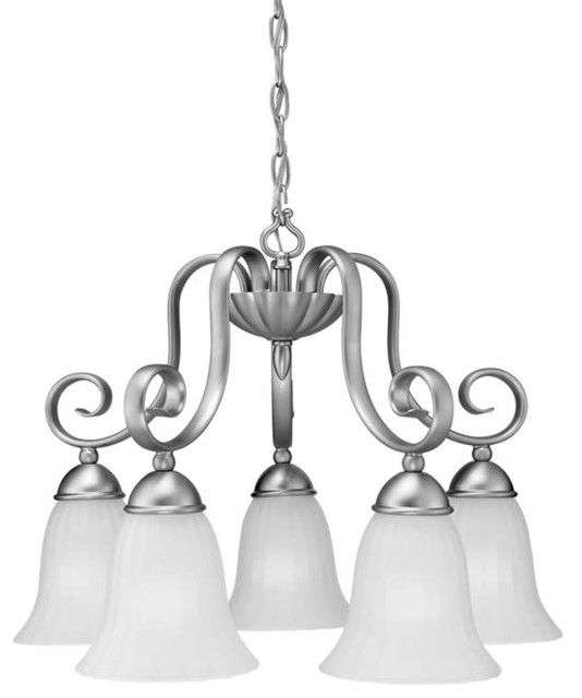 Kichler Lighting 1826NI Willowmore Transitional Chandelier In Brushed