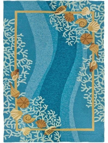 Shell Tile Aqua by Homefires Shell Tile Aqua by Homefires