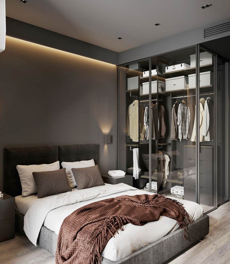 Интерьер квартиры в современном стиле, ЖК «Символ», 64 кв.м.