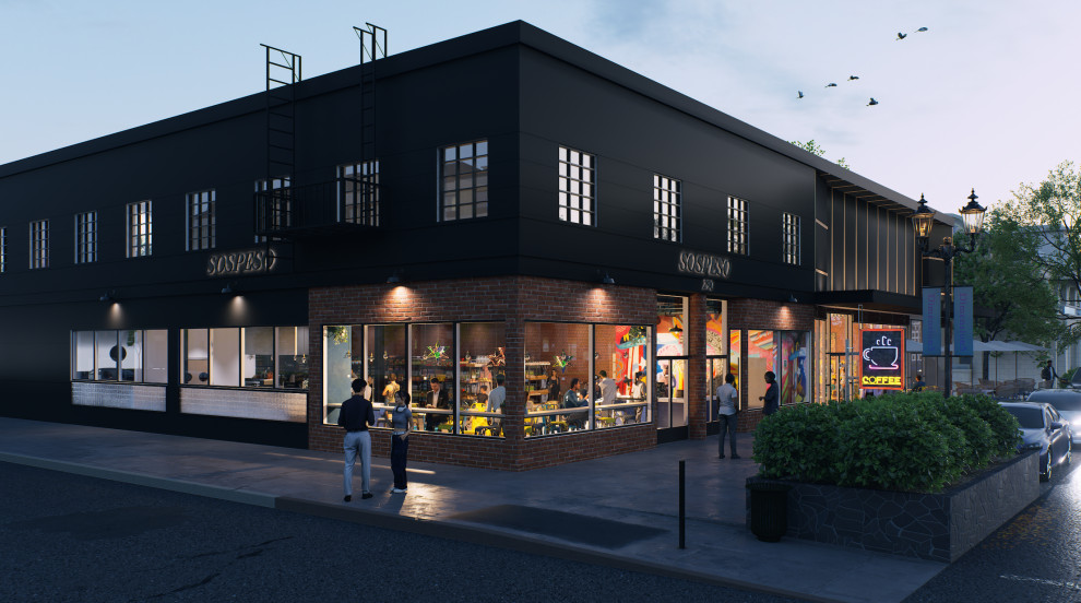 Sospeso exterior rendering