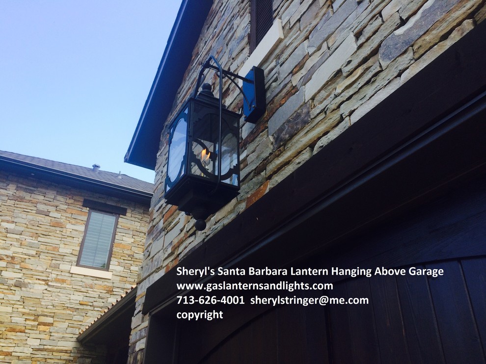 Sheryl's Santa Barbara Gas Lanterns