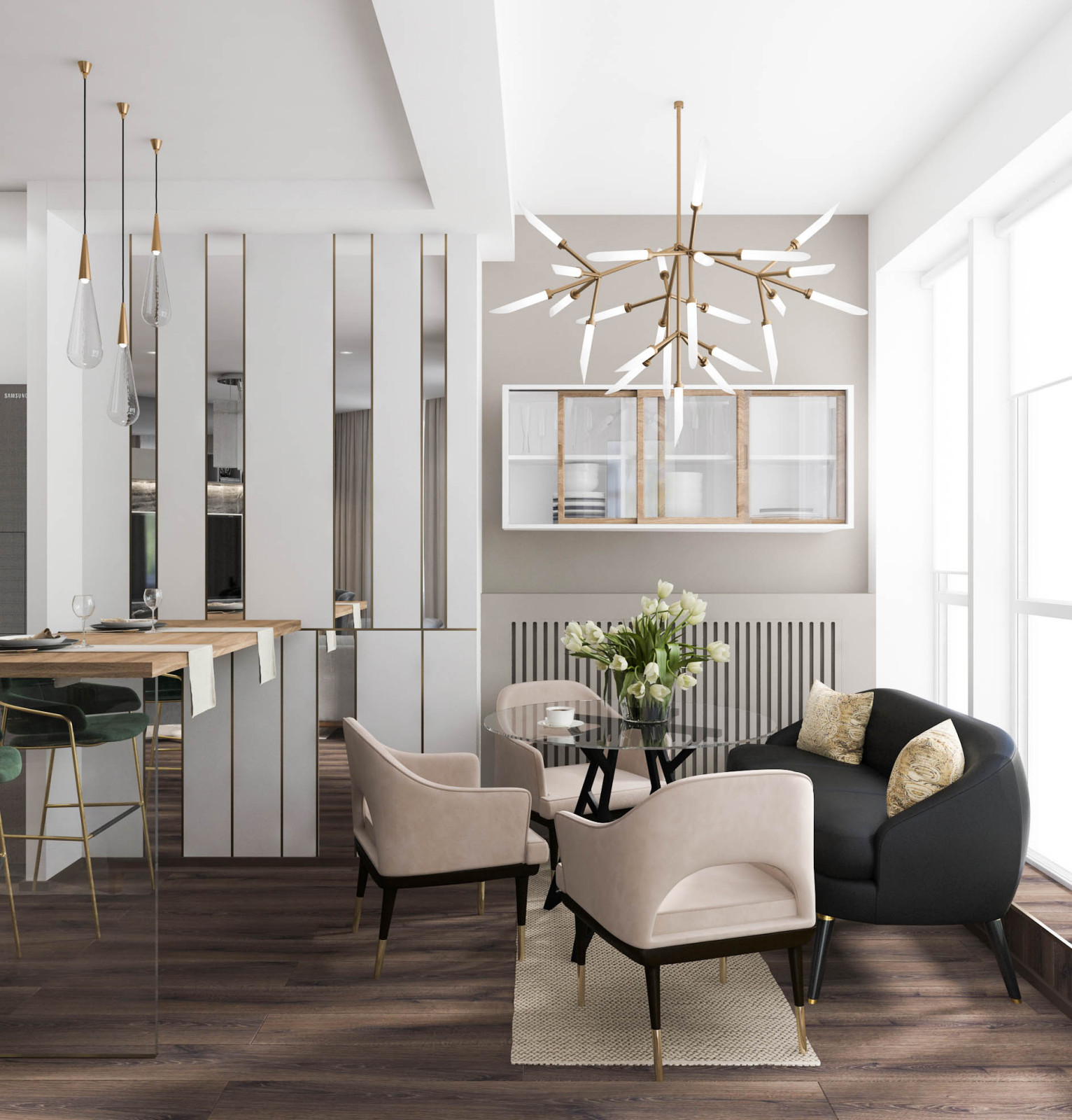 мияо - гостиные и кухни-гостиные