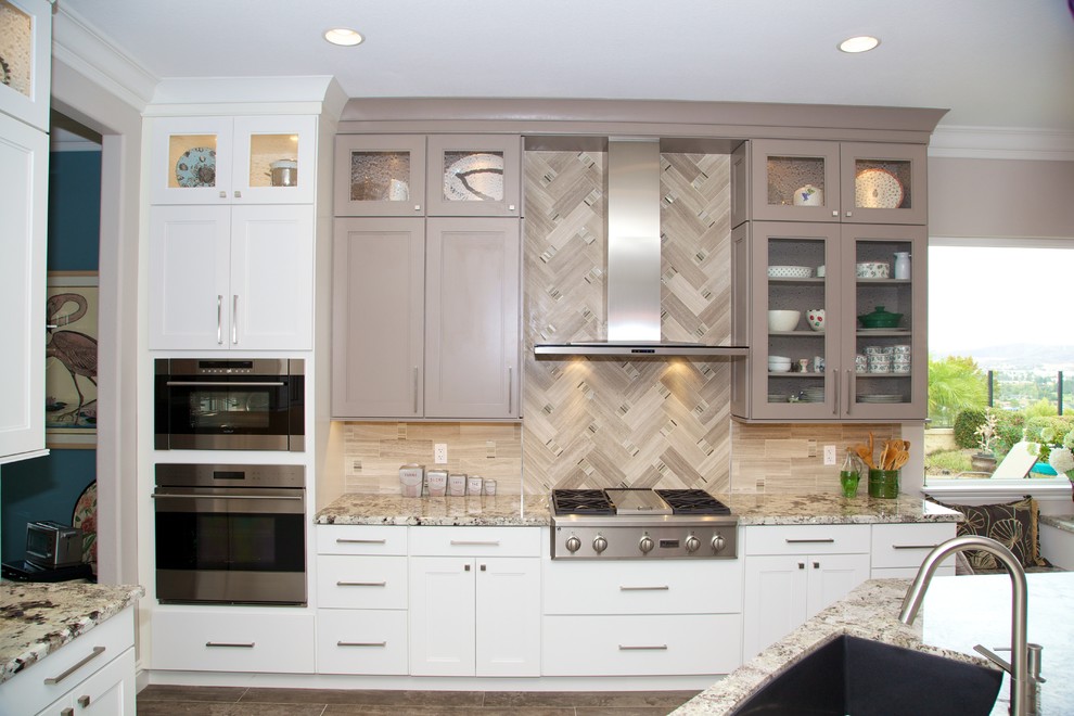 Inspiration for a transitional kitchen remodel in San Diego