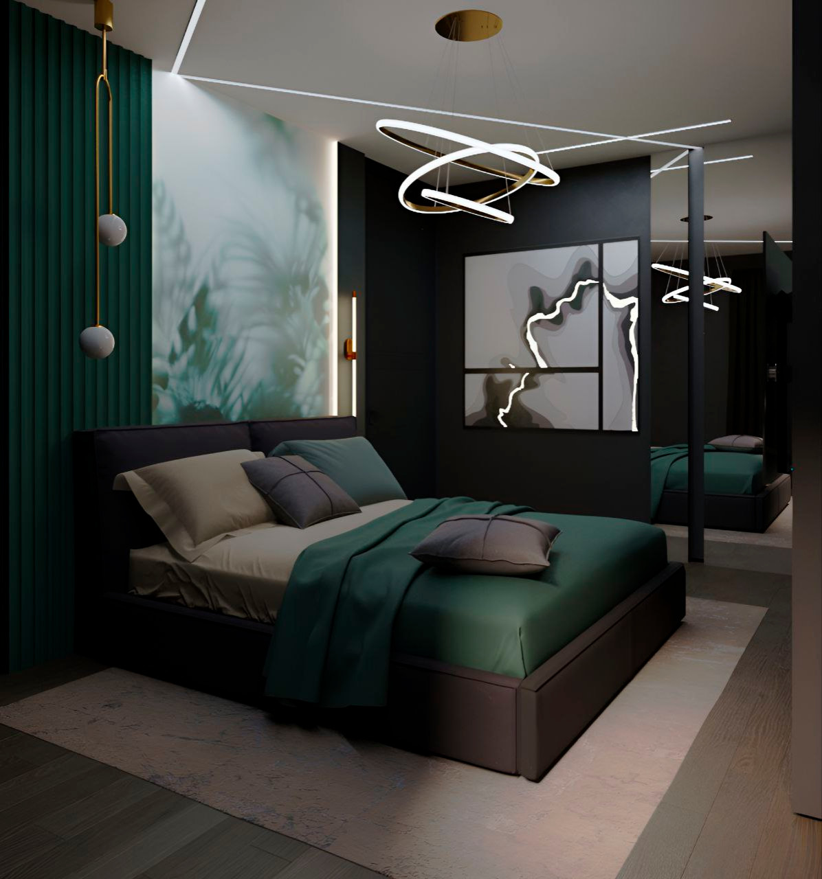 Квартира свободной планировки с двумя Эркерами