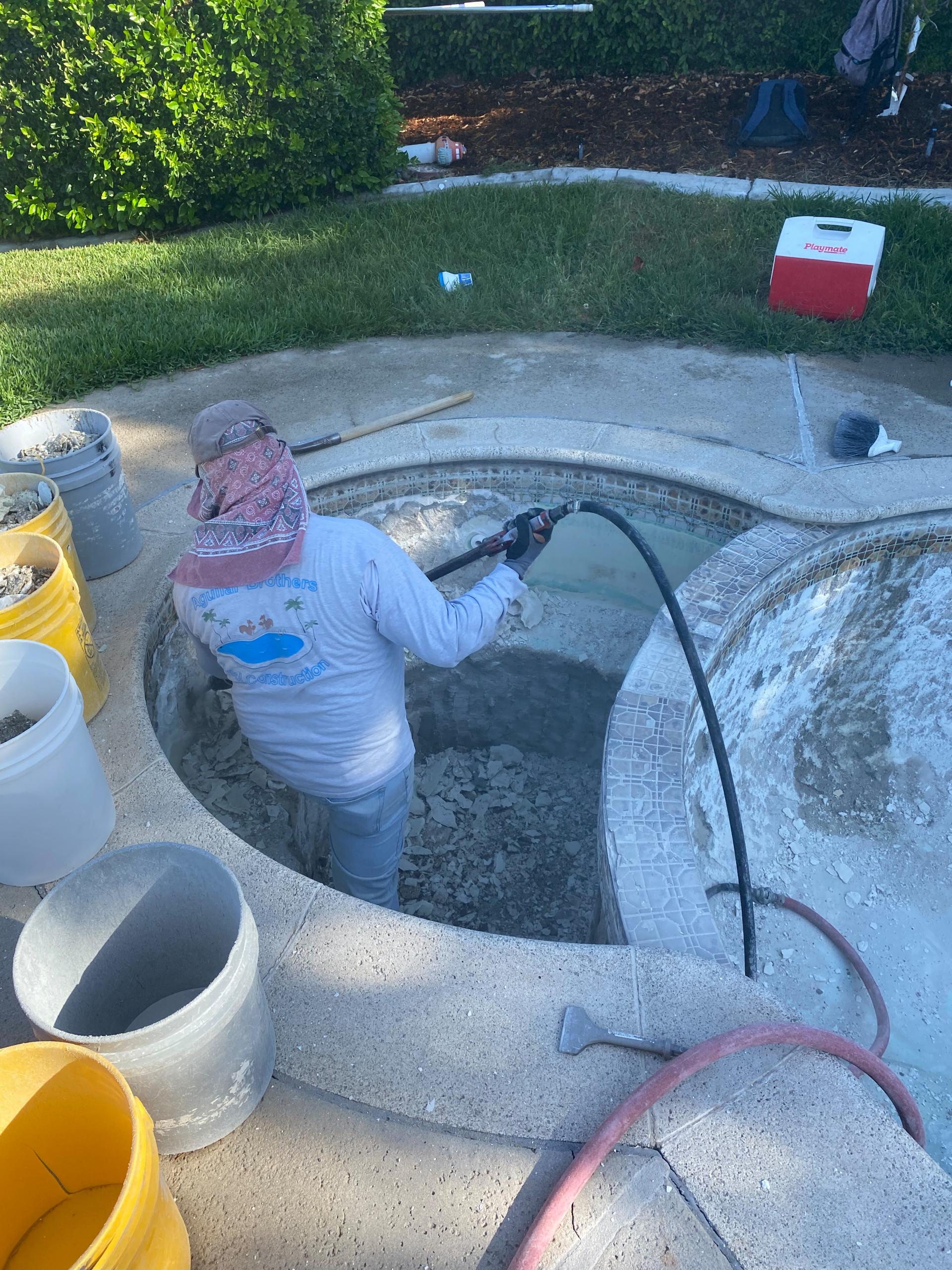 Pool Surface Demolition Process