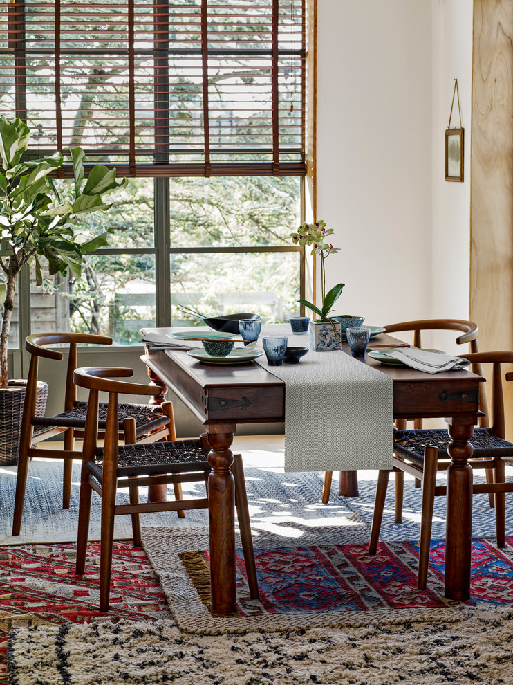 Design ideas for an eclectic dining room in London.