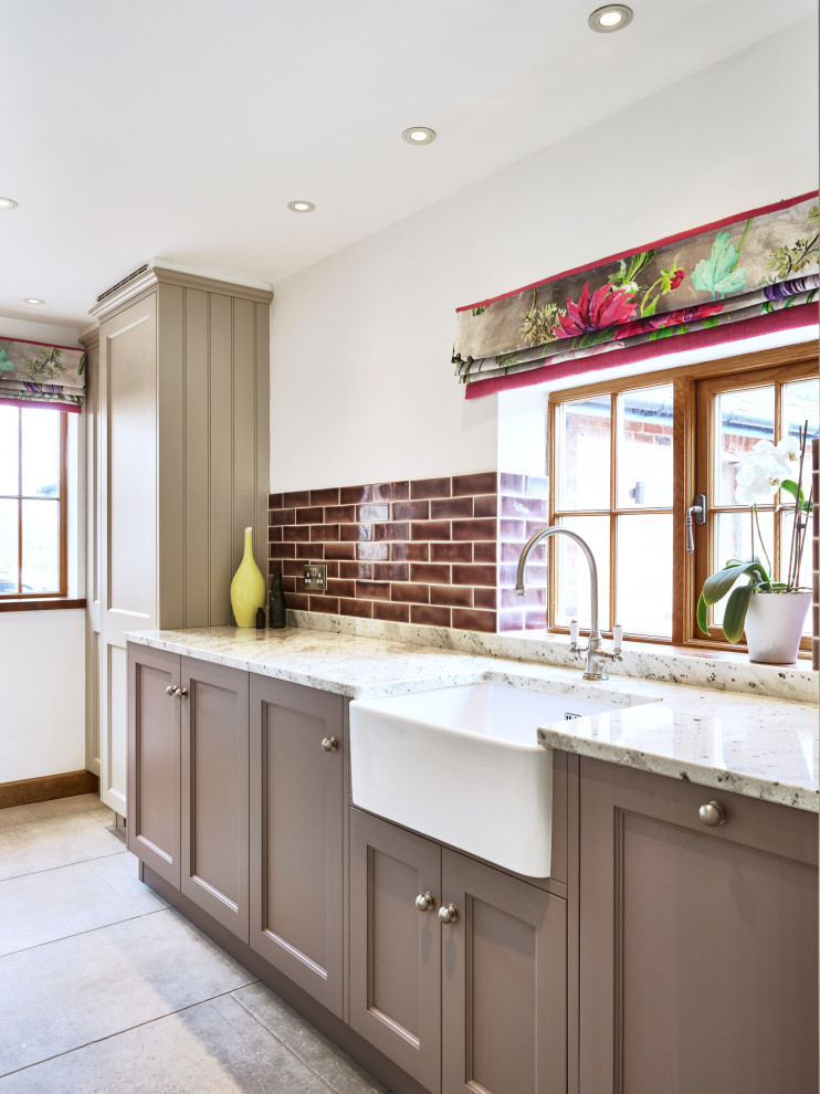Design ideas for a traditional laundry room in Cheshire.