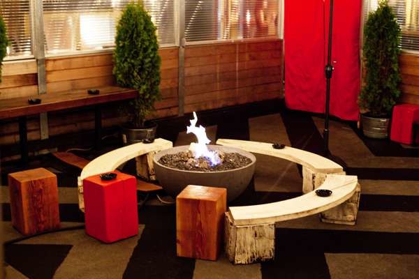 36" Hemi Fire Bowl terrace