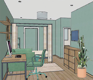 Однокомнатная квартира 32 кв.м. в хрущевке