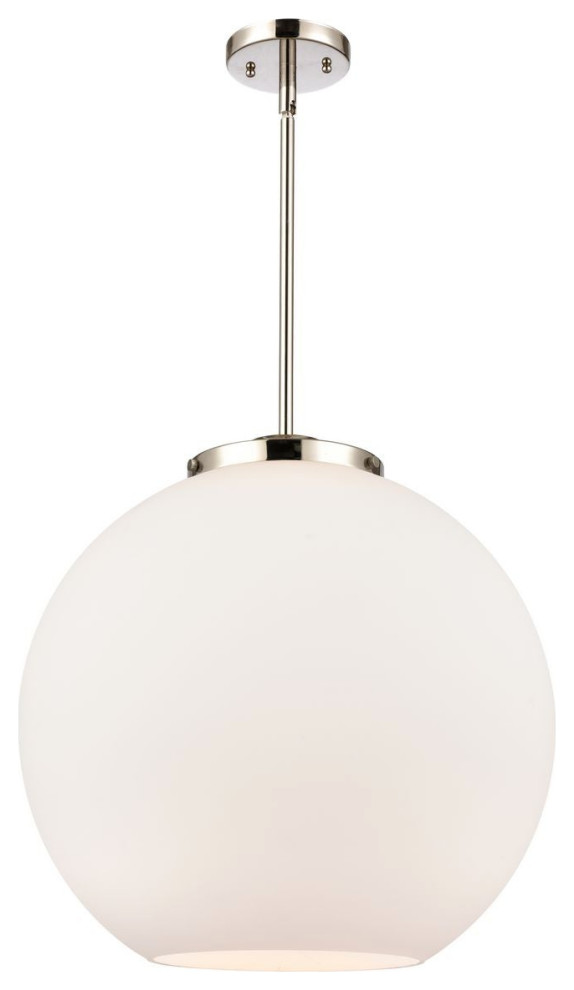 4-Light 48.25" Polished Chrome Island Light-Clear Athens Deco Swirl 8"-LED Bulb