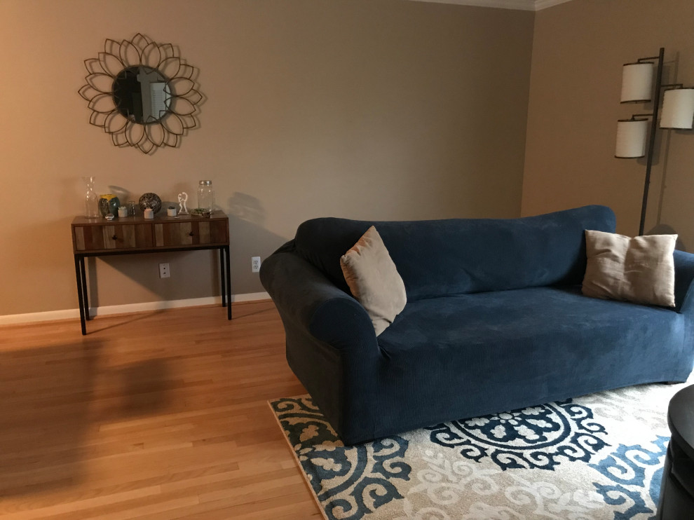 What to put in back corner behind couch?