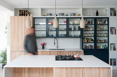 18 Kitchens With Glass-fronted Cabinets