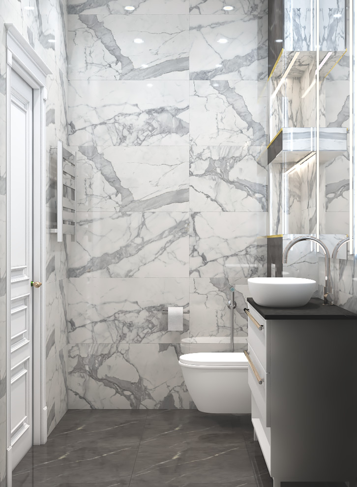 Интерьер санузлов в з.п. Бавария от Унистрой