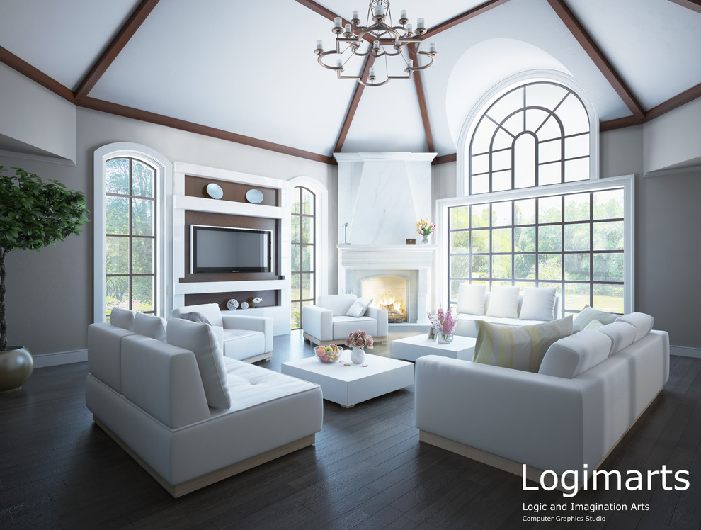 Classic Transitional Living Room