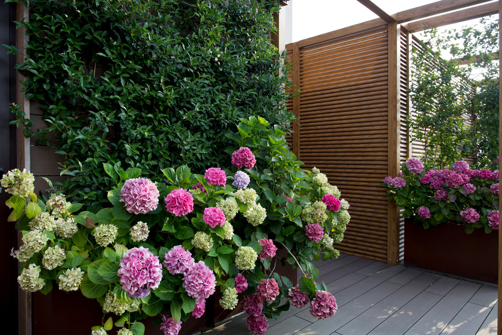 Inspiration for a contemporary deck in Milan.