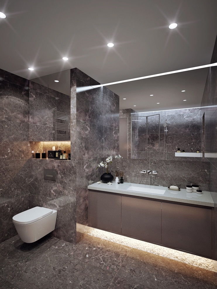 Квартира на Красной Пресне - современный стиль с элементами классики