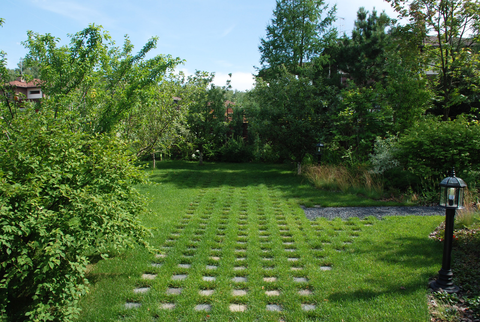 Современный сад в КП "Променад"