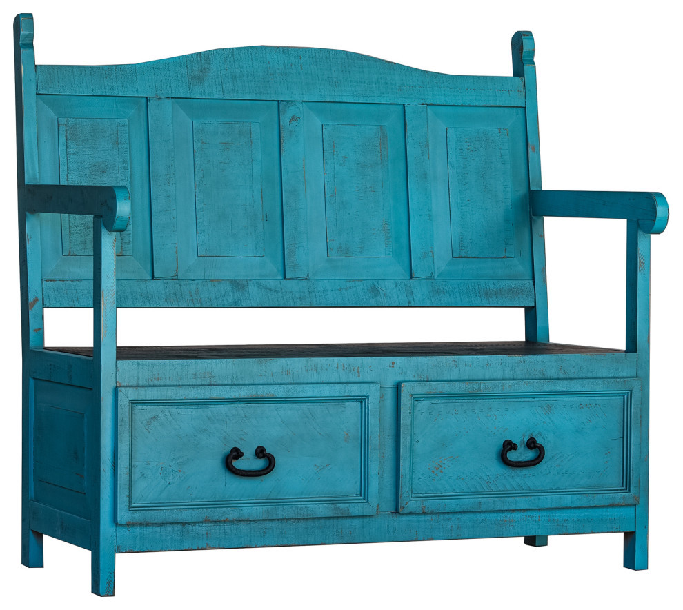 Alexander Monasterio Storage Bench Farmhouse Accent And Storage
