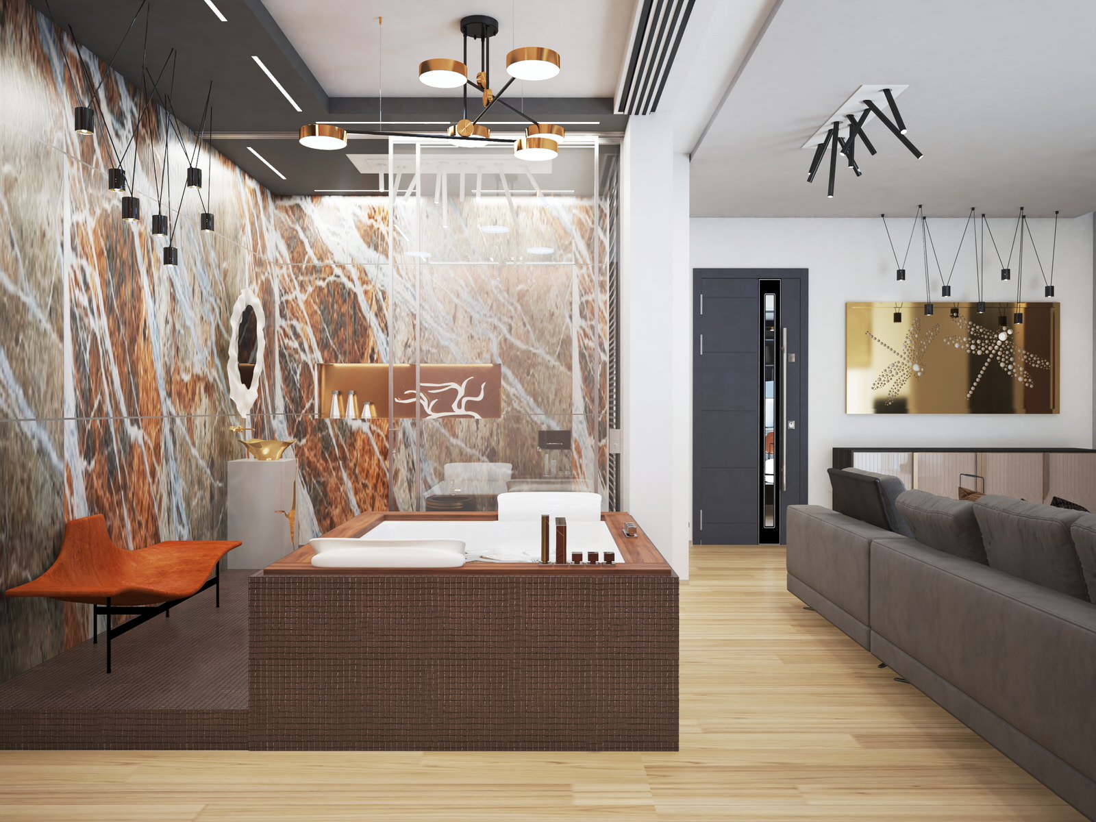 Большая студия со стрекозами.