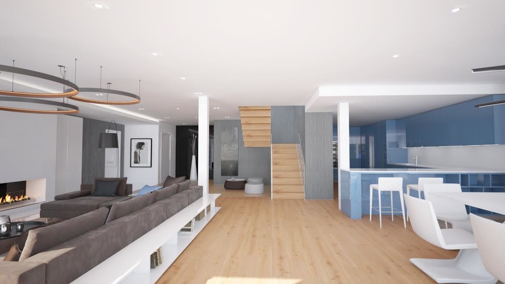 3D проект квартиры в Швейцарии