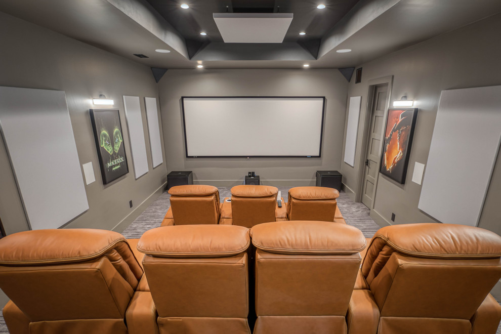 Lake James Modern - Contemporary - Home Theater - Charlotte - by CBB ...