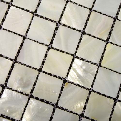 mother of pearl kitchen backsplash bathroom tile shell mosaic tiles MOP013