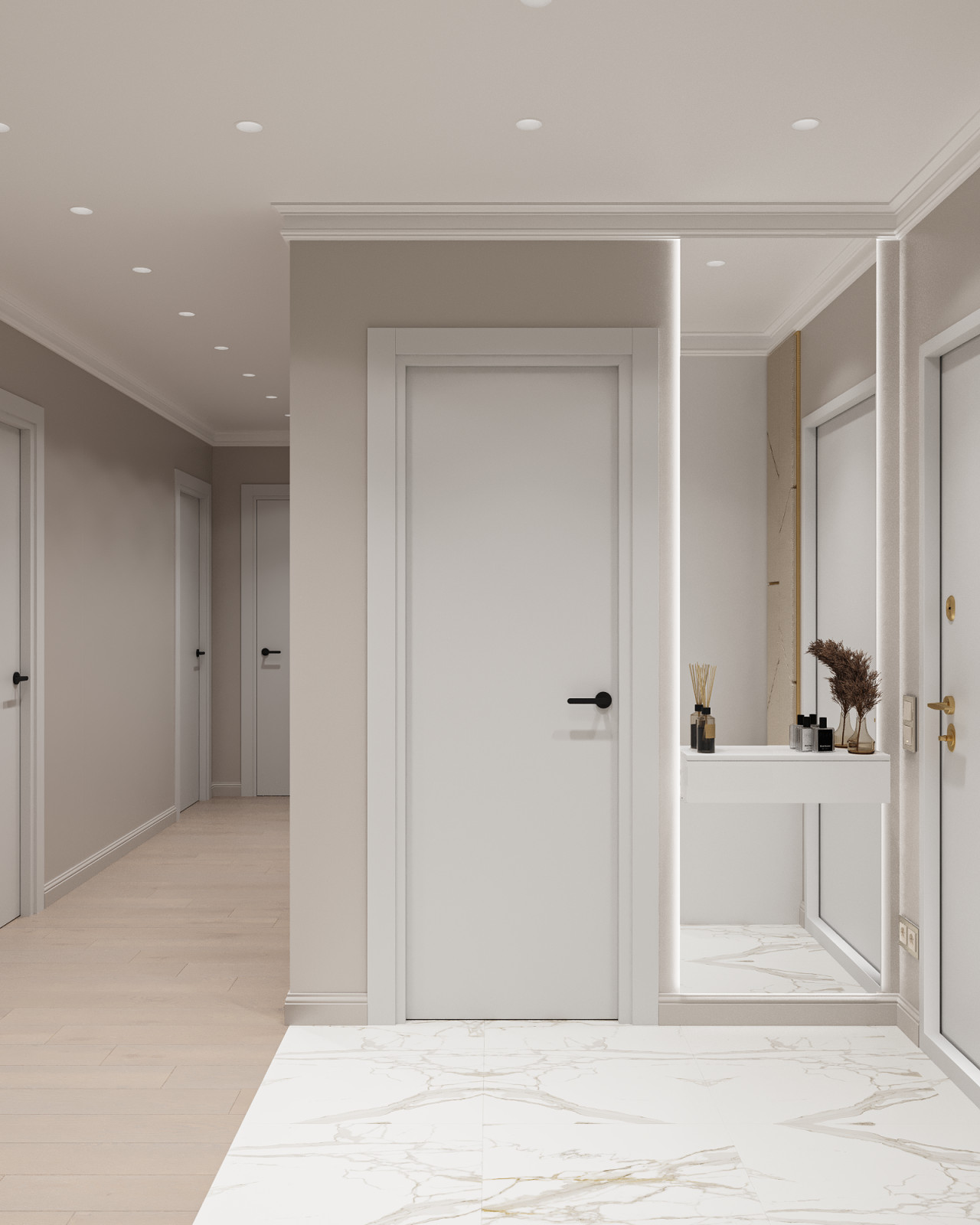 Дизайн интерьера квартиры в жилом комплексе "Хорошевский"