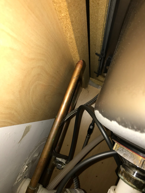 Plumbing In Kitchen Sink Base Cabinet Terry Love Advice Remodel Diy Professional Forum Plumbing In Kitchen Sink Base Cabinet, Cutting Kitchen Cabinets For Pipes