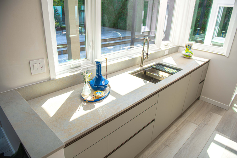 Inspiration for a transitional kitchen remodel in Vancouver
