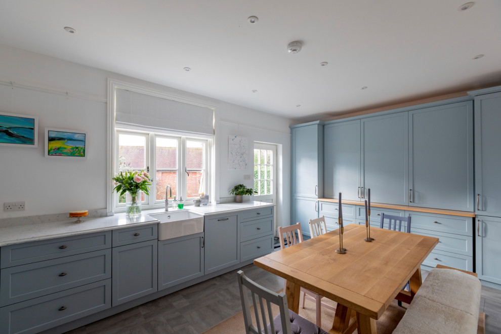 Photo of a transitional kitchen in Gloucestershire.
