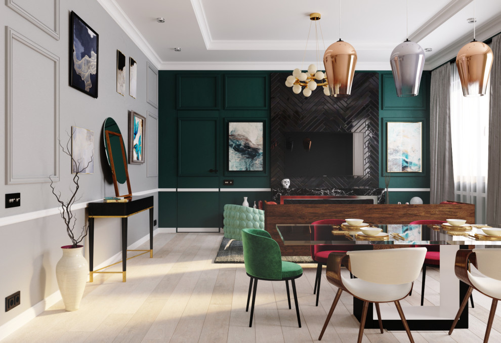 Гостиная с биокамином