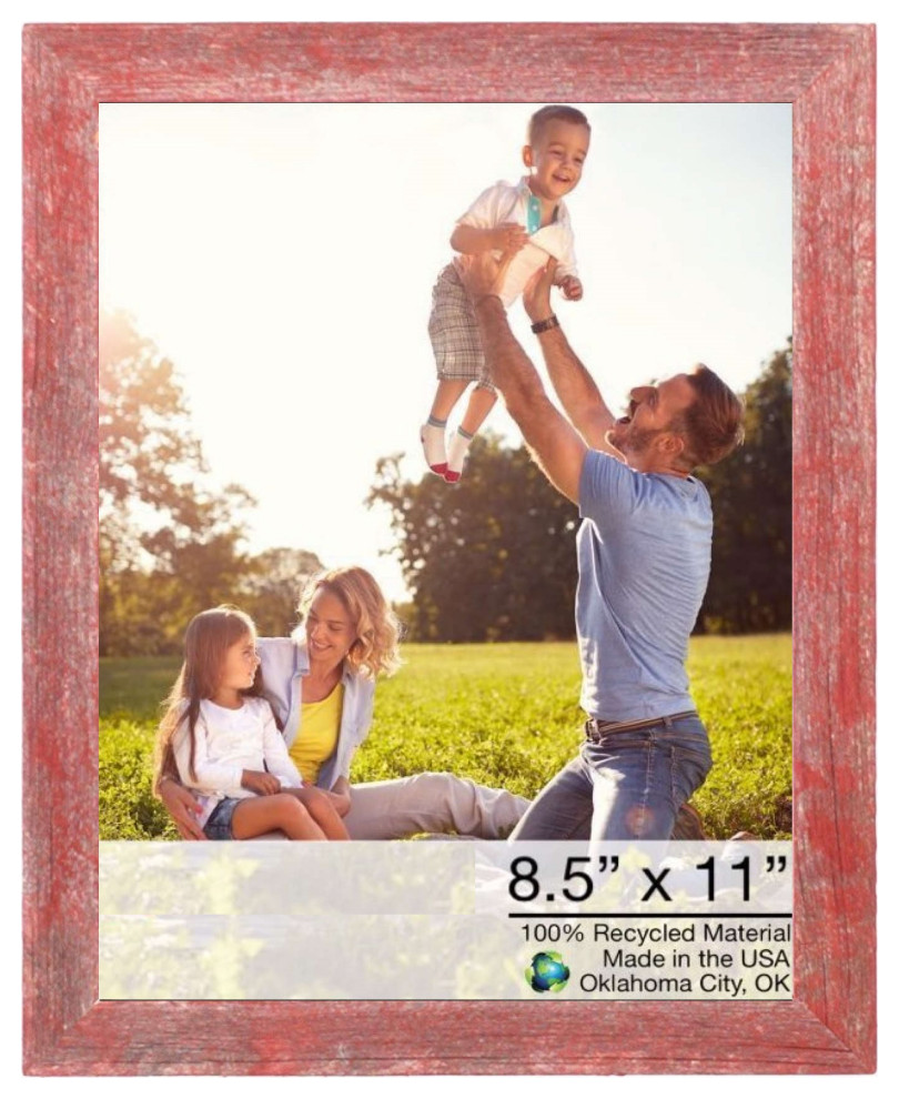 11"X14 Rustic Red Picture Frame
