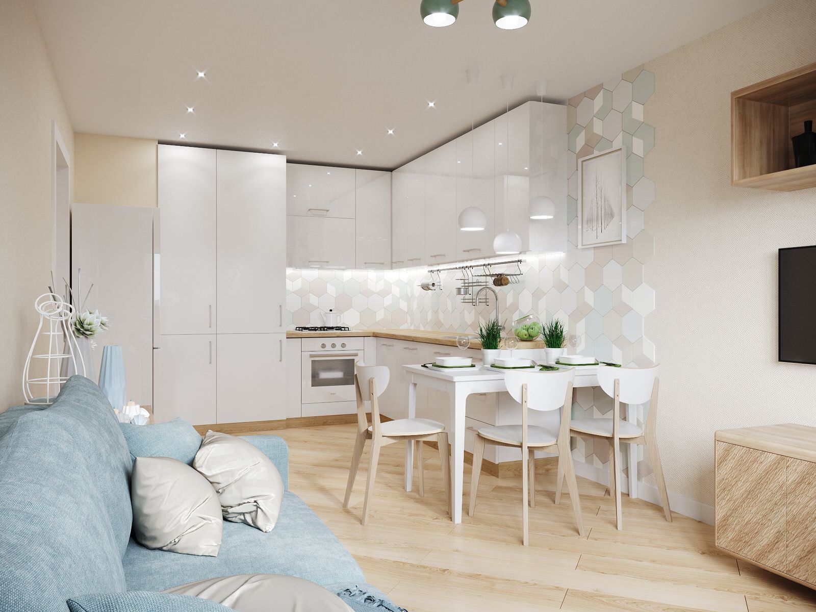 Кухня-гостиная