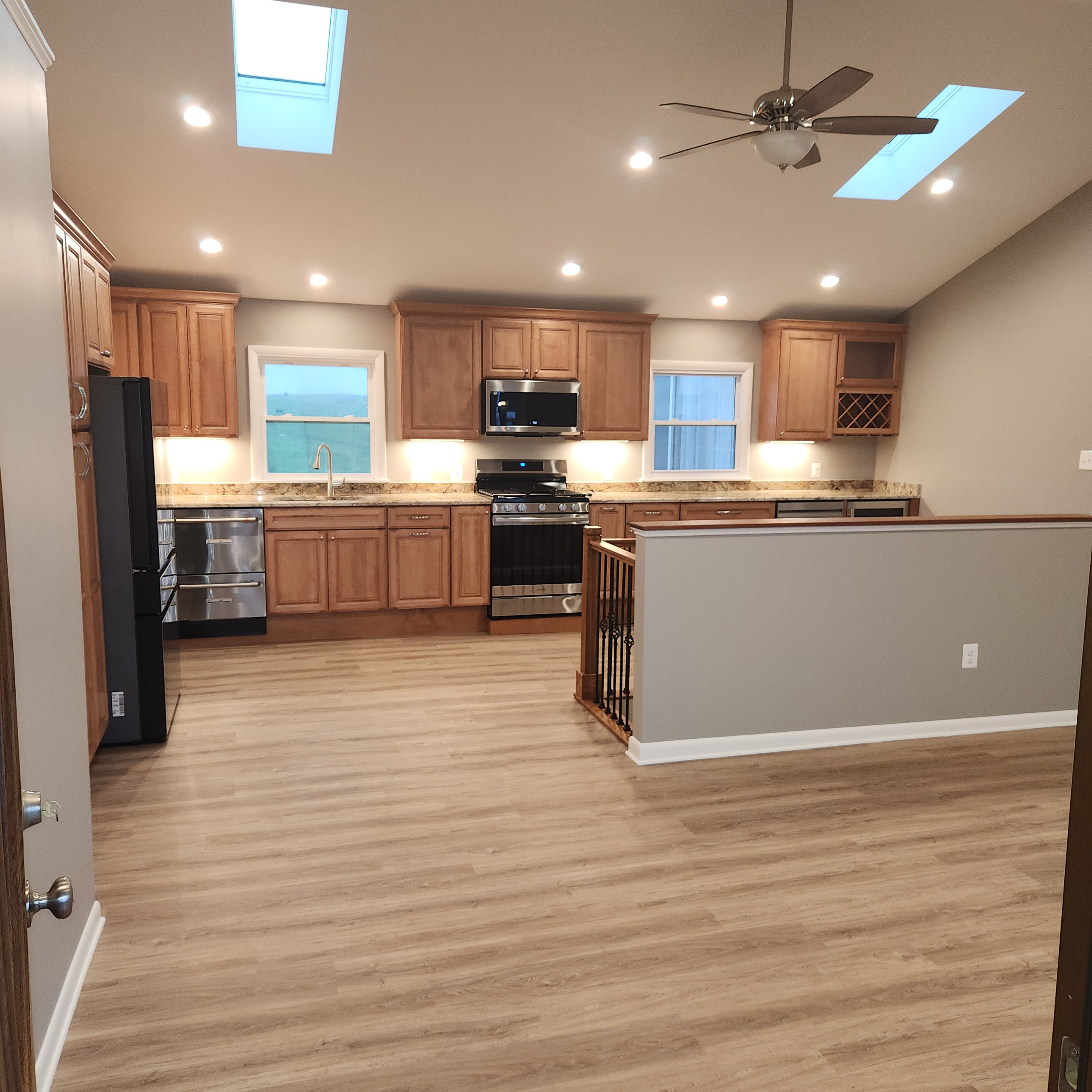 1st Floor Renovation with New Vaulted Ceilings